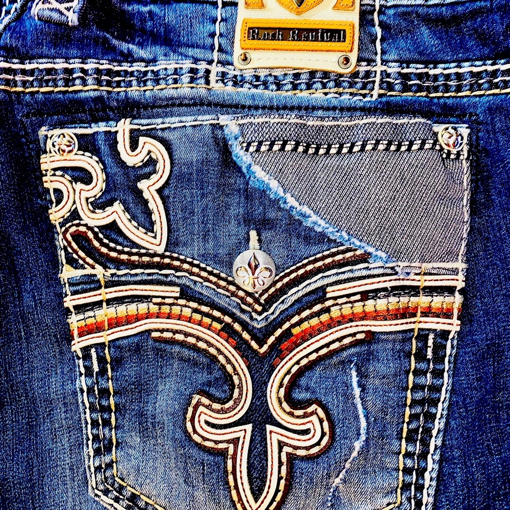Rock Revival Jeans Size42 Relaxed tapered Blue